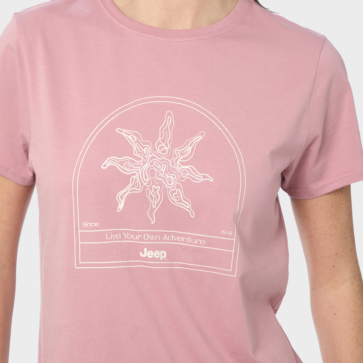 Jeep Ladies Fashion Graphic T-Shirt
