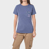 Jeep Ladies Fashion Pocket Embellished T-Shirt