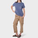 Jeep Ladies Fashion Pocket Embellished T-Shirt