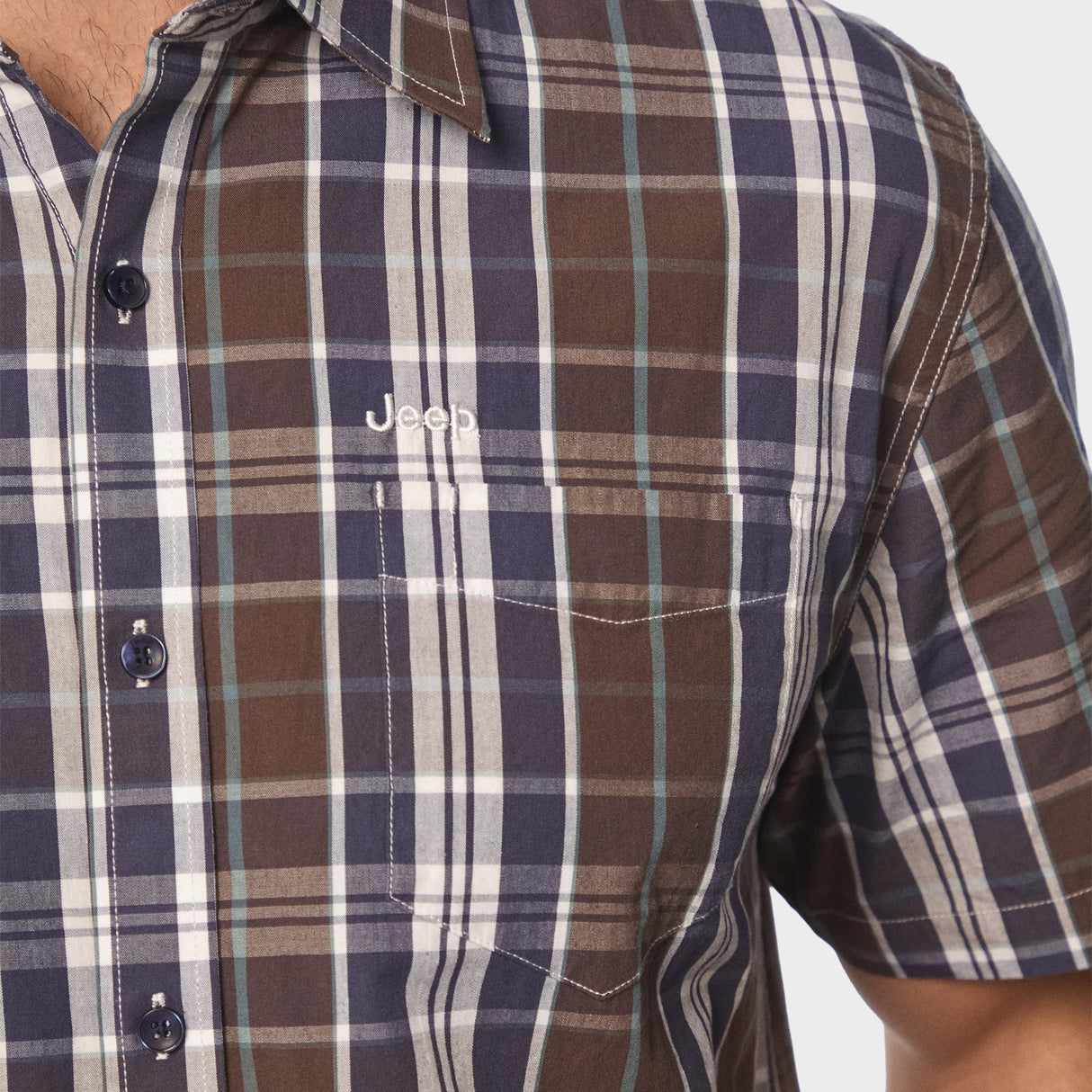 Jeep Yarn Dye Check Shirt
