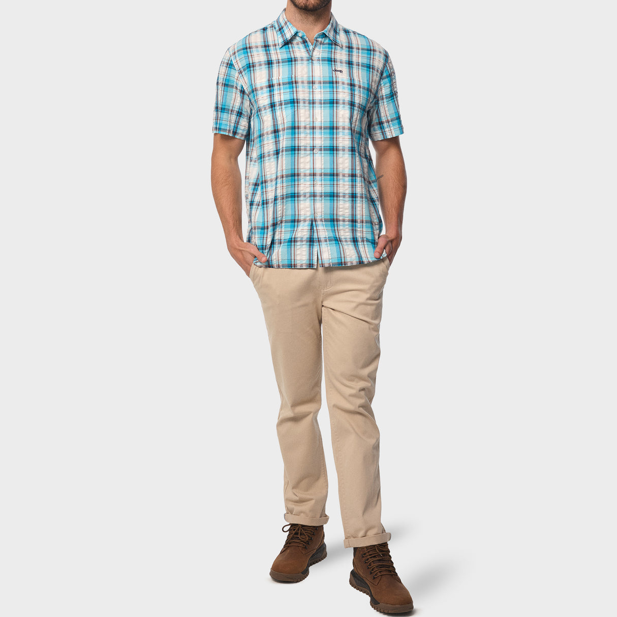 Jeep Yarn Dye Check Shirt