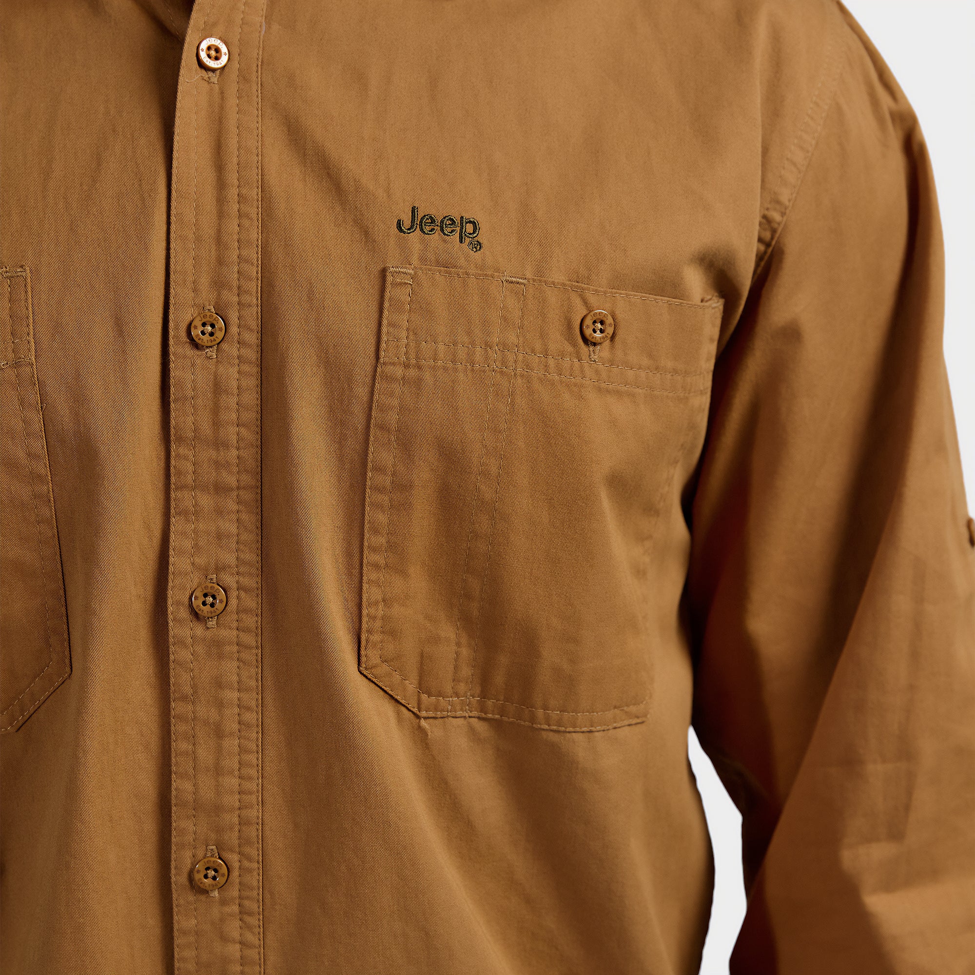 Jeep Long Sleeve Willys Work Shirt – Trappers