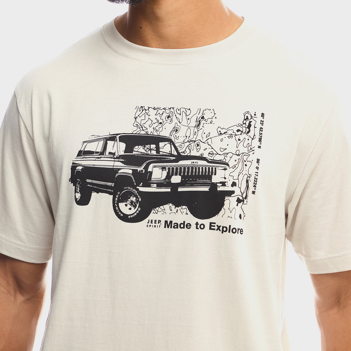 Jeep Fashion Print T-shirt