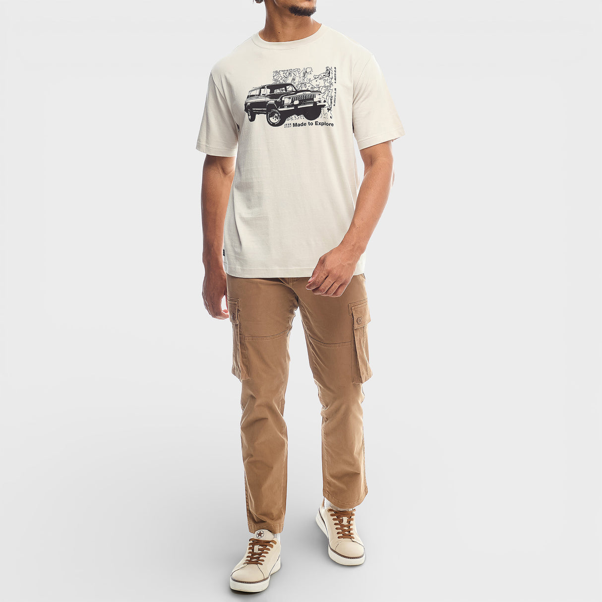Jeep Fashion Print T-shirt