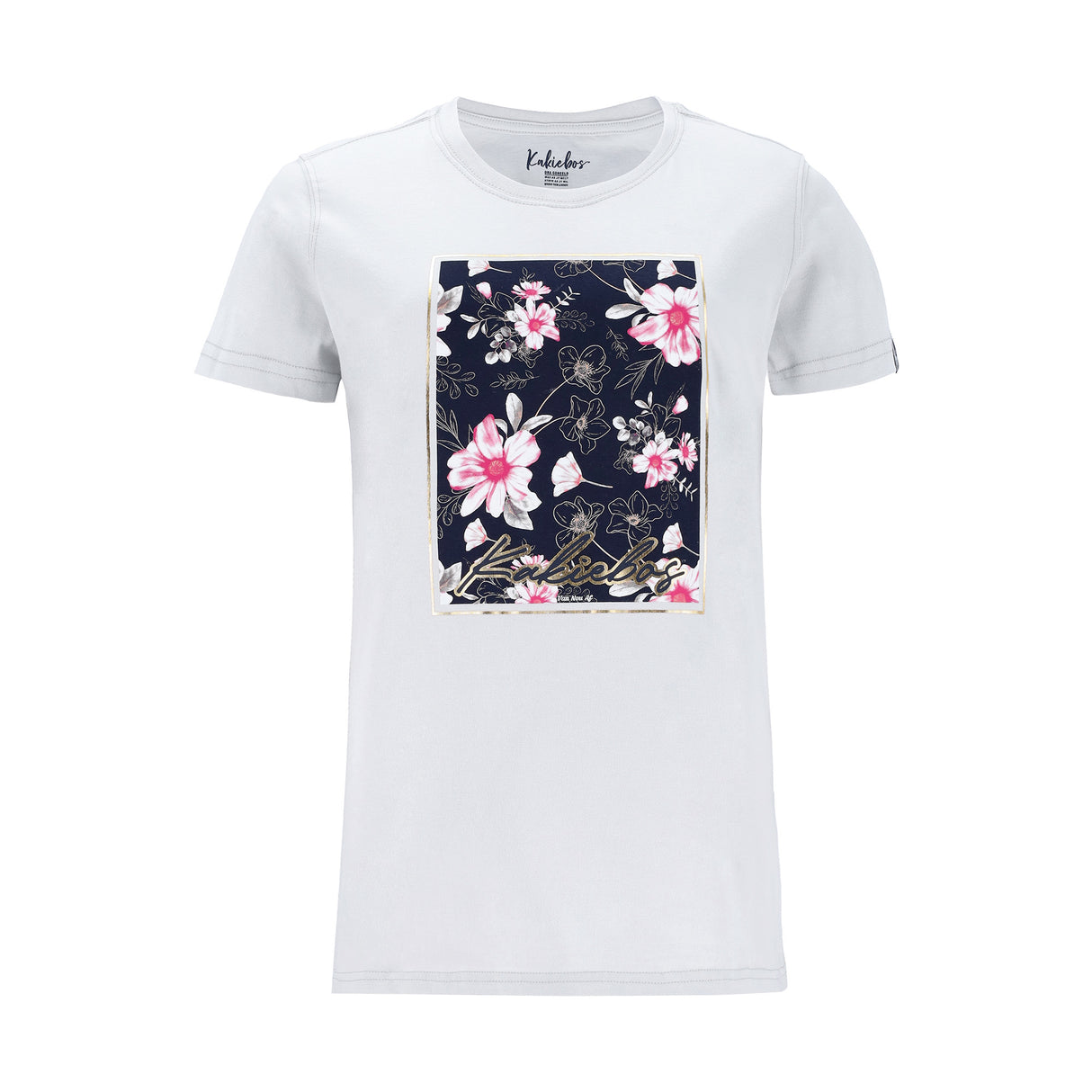Kakiebos Ladies Flower Frame T-Shirt