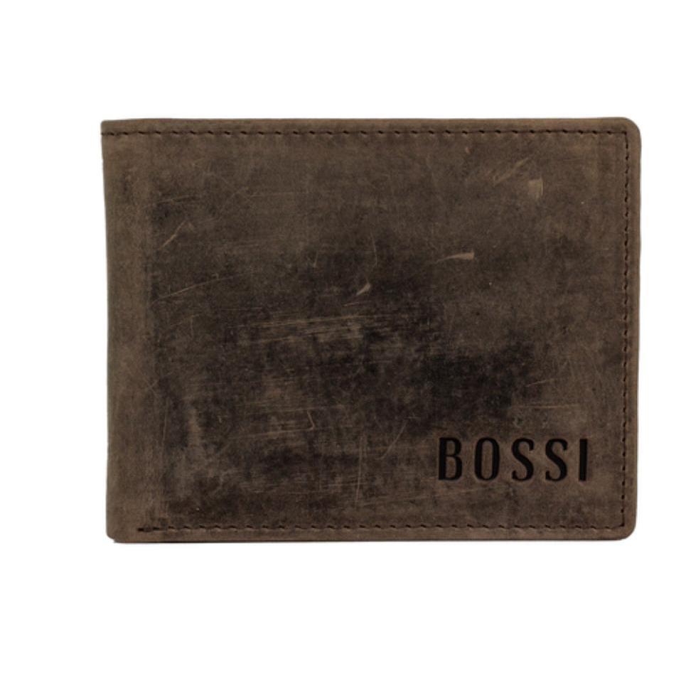 Bossi Hunter Leather Billfold Wallet - Small