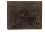 Bossi Hunter Leather Billfold Wallet - Small