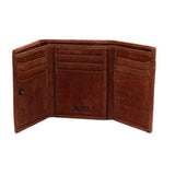 Bossi Heritage Leather Trifold Wallet