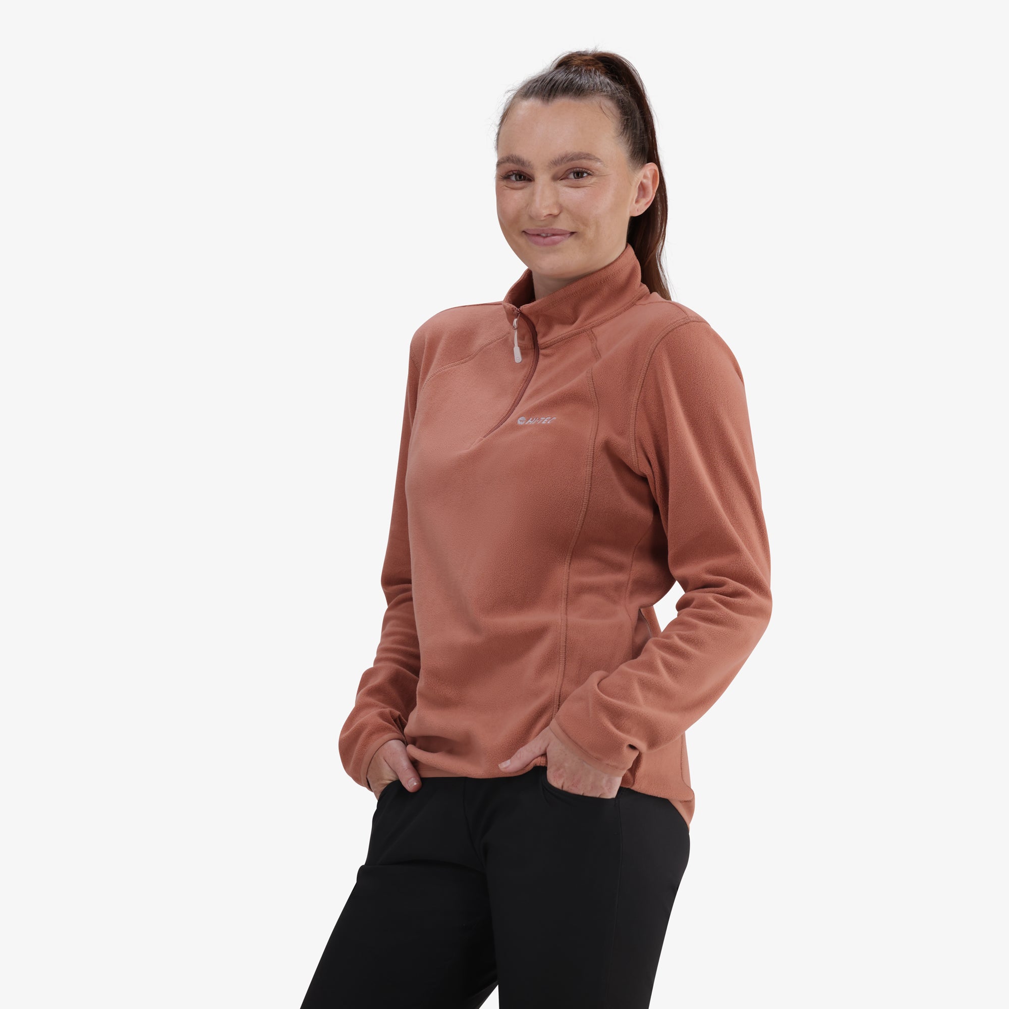Hi-Tec Ladies Tech 1/4 Zip Fleece – Trappers