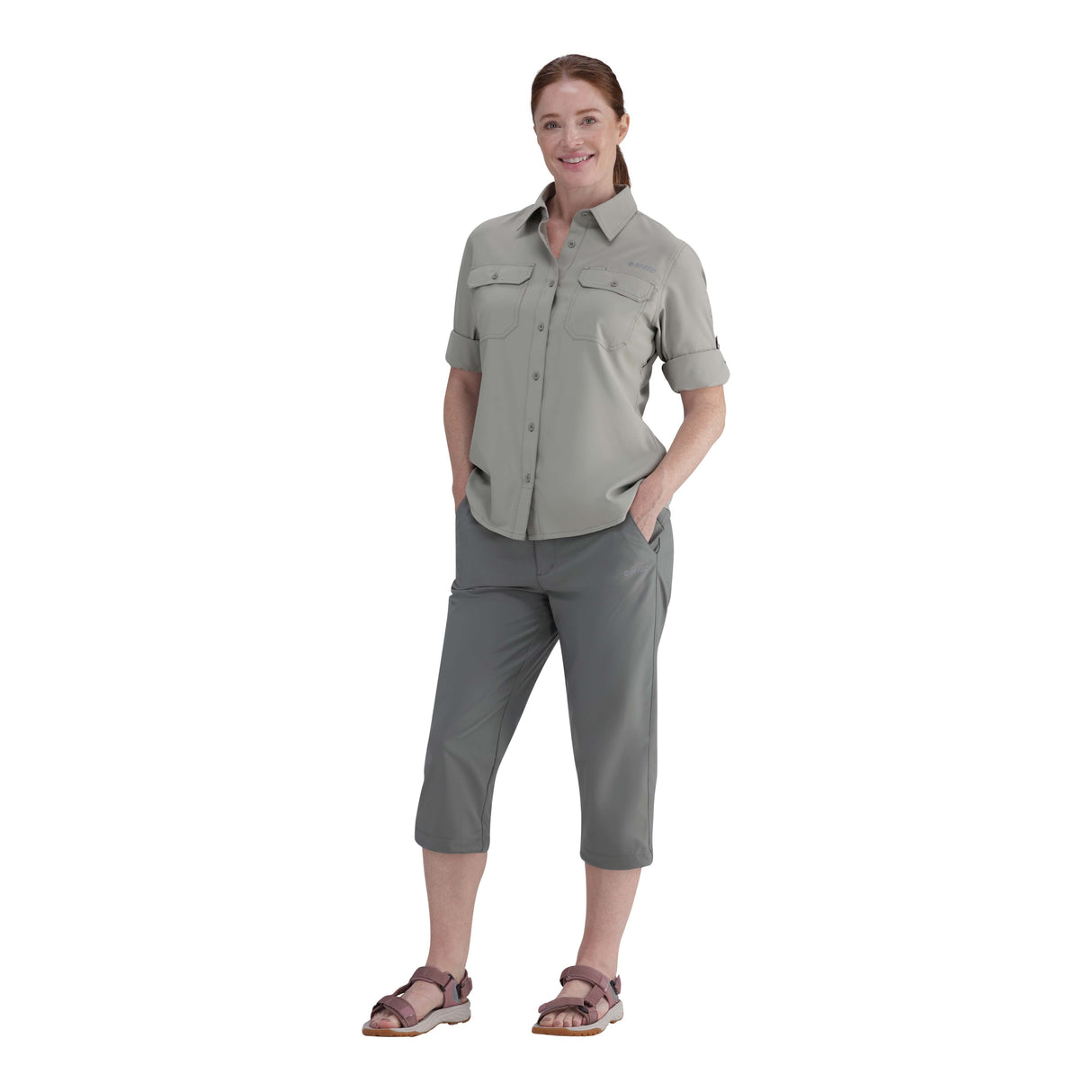 Hi-Tec Ladies Long Sleeve Bush Shirt