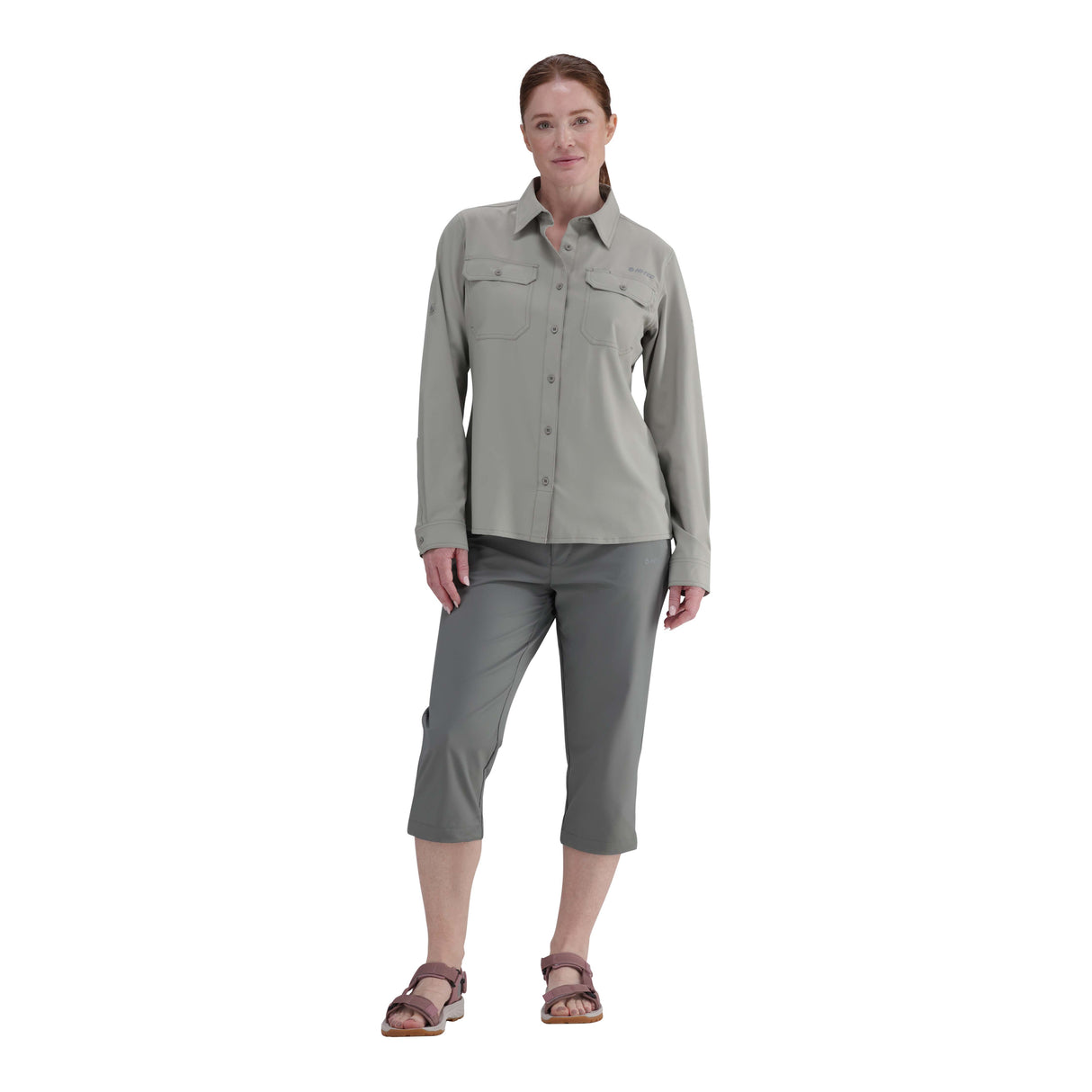 Hi-Tec Ladies Long Sleeve Bush Shirt