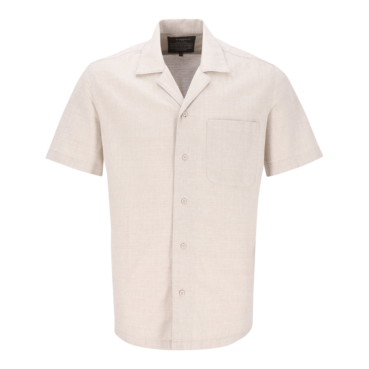 Trappers Long Sleeve 1 Pocket Linen Shirt