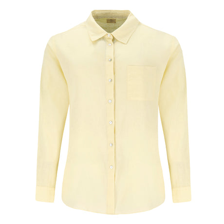 Trappers Ladies Long Sleeve Linen Shirt