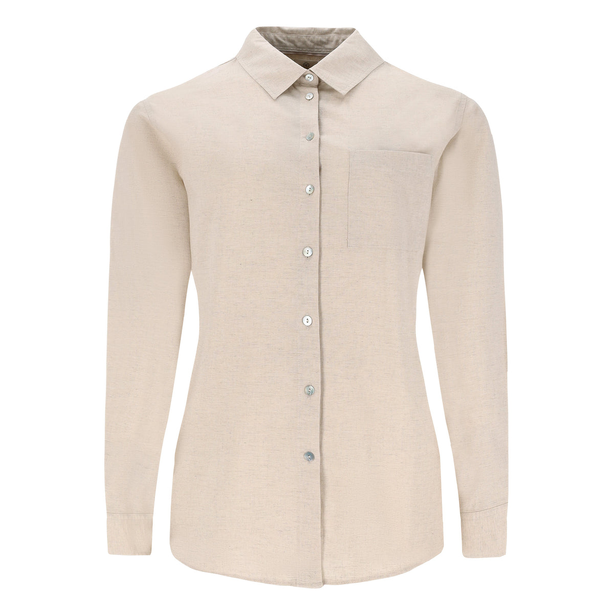 Trappers Ladies Long Sleeve Linen Shirt