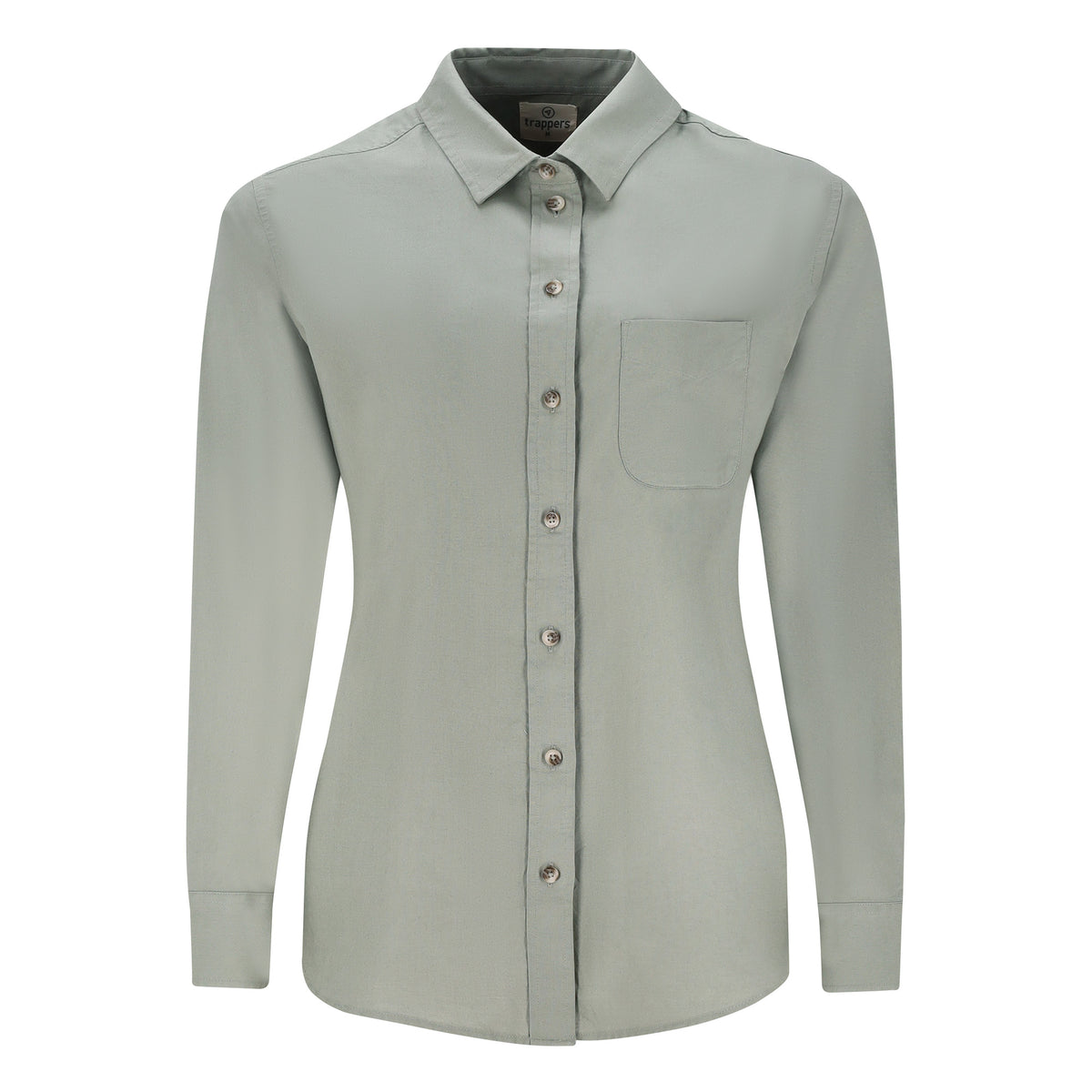 Trappers Ladies Long Sleeve Oxford Shirt