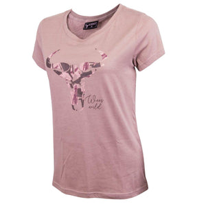 Wildebees Ladies Abstract Logo T-shirt