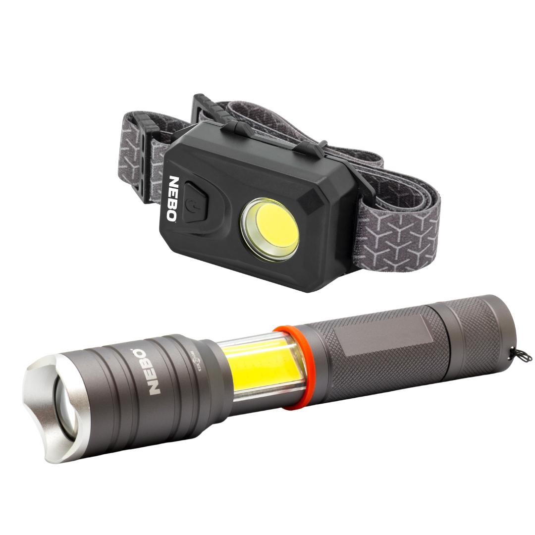 Nebo Tac Slyde + Headlamp Combo – Trappers