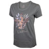 Wildebees Ladies Autumn Feather Posey T-shirt