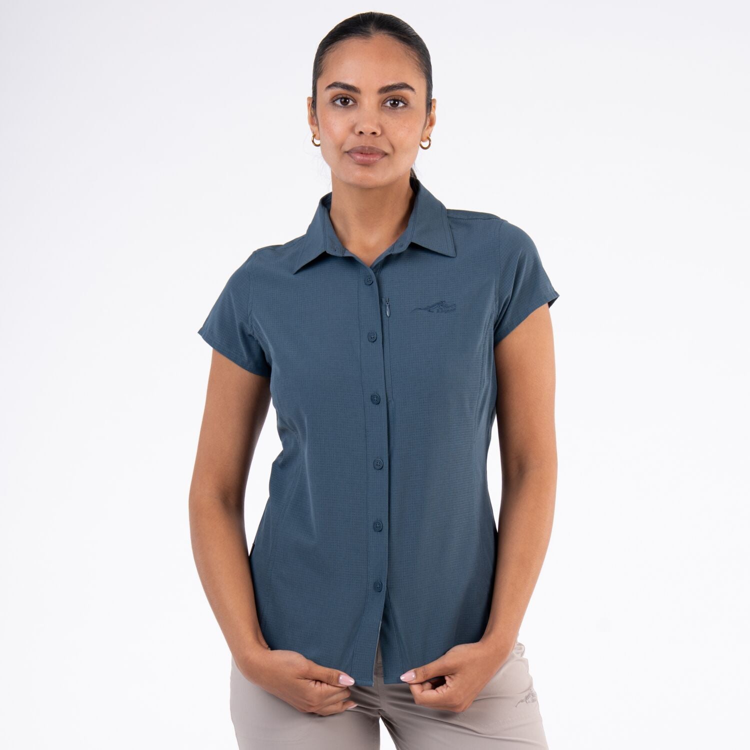 First Ascent Ladies Luxor CoolDry Short Sleeve Shirt – Trappers