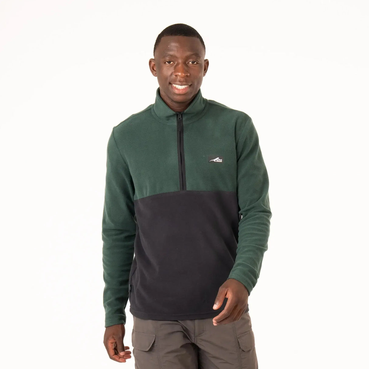 First Ascent Colourblock 1/4 Zip Fleece