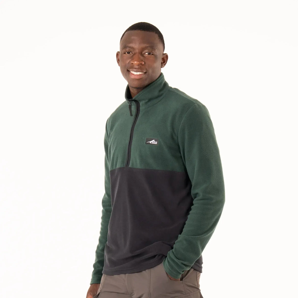First Ascent Colourblock 1/4 Zip Fleece