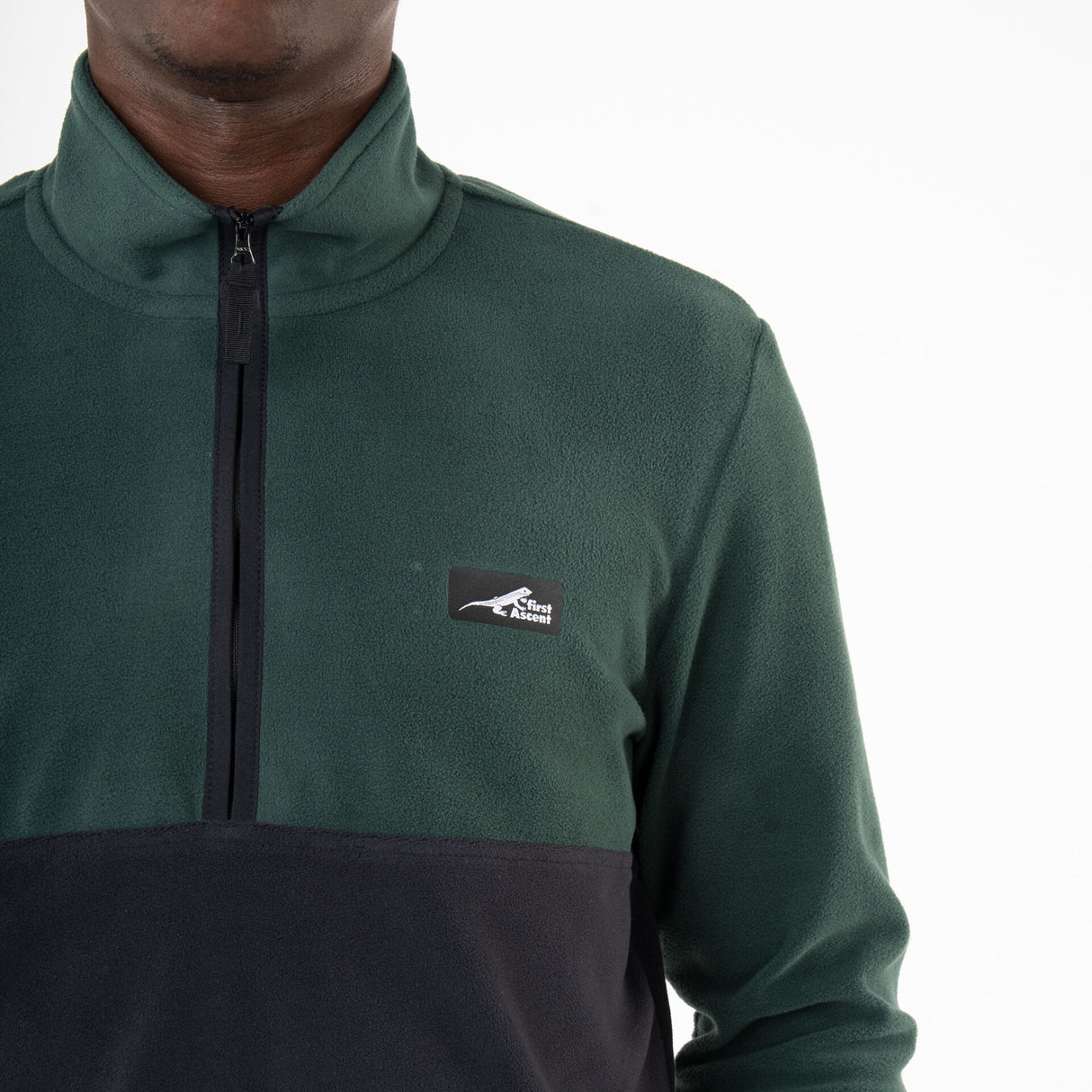 First Ascent Colourblock 1/4 Zip Fleece