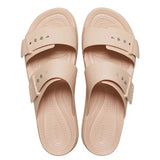 Crocs Ladies Brooklyn Buckle Low Wedge