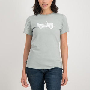 Jeep Ladies Car Print T-shirt