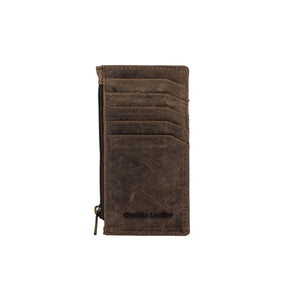 Bossi Credit Card Holder with Zip Wallet