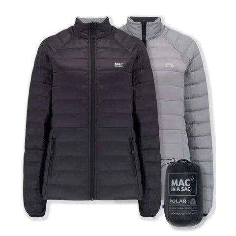 Mac In A Sac Ladies Reversible Packable Polar Down Jacket