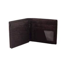 Load image into Gallery viewer, Bossi Antique Executive Billfold Wallet with Zip