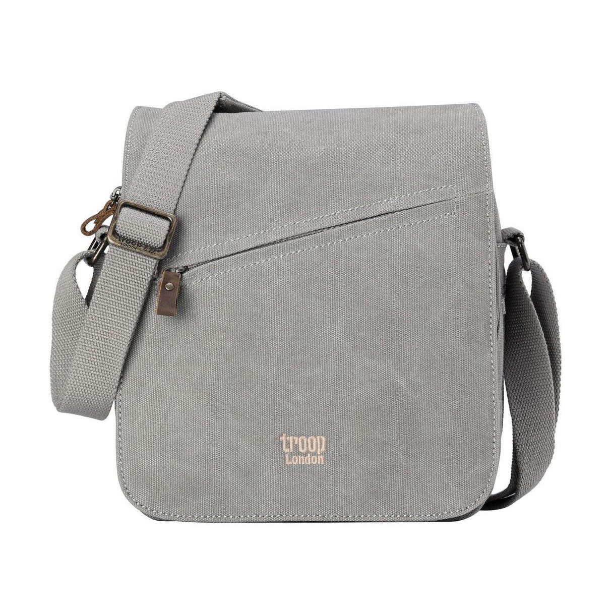 Troop Canvas Flap-Over Shoulder Bag