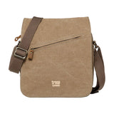 Troop Canvas Flap-Over Shoulder Bag