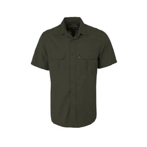 Trappers Short Sleeve Vented Mesh Double Pocket Shirt