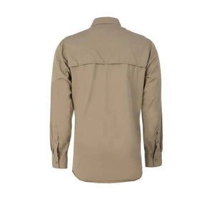 Trappers Long Sleeve Vented Mesh Double Pocket Shirt