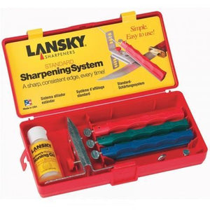 Lansky 3 Stone Sharpening Set - Trappers